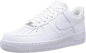 Unisex White Air Force 1 Sneakers 