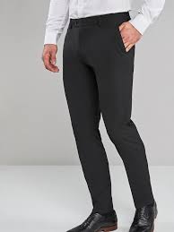 Men’s Black Slim Fit Trousers 